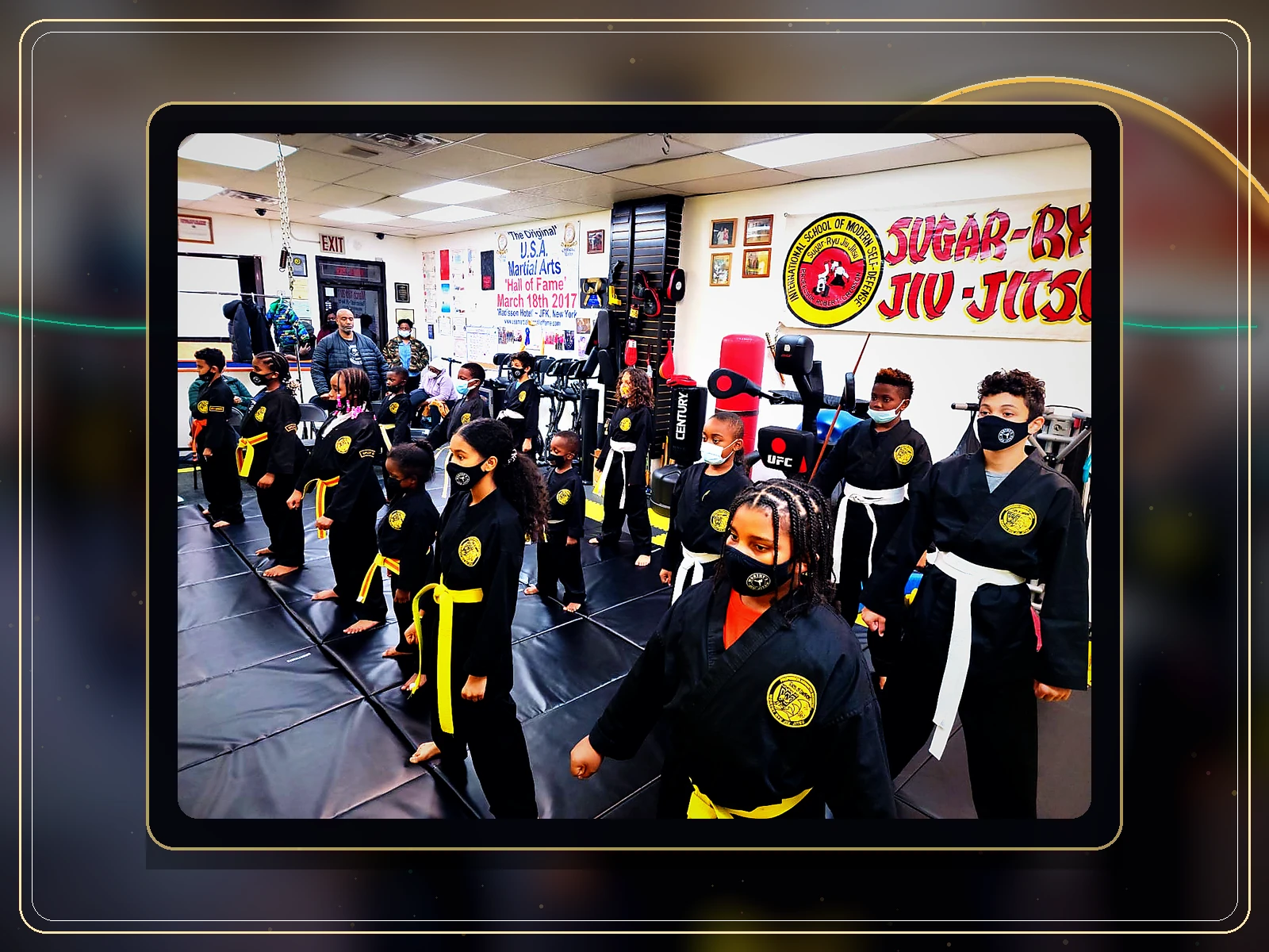 Youth martial arts training at Worthy Ryu
